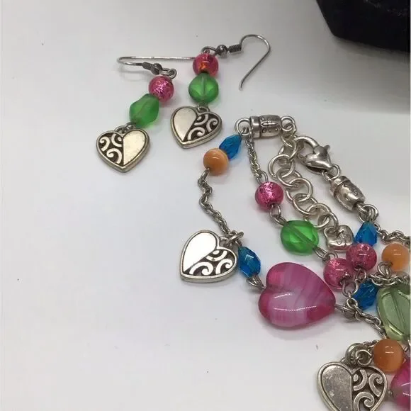 Brighton Deco Heart Jewelry Set